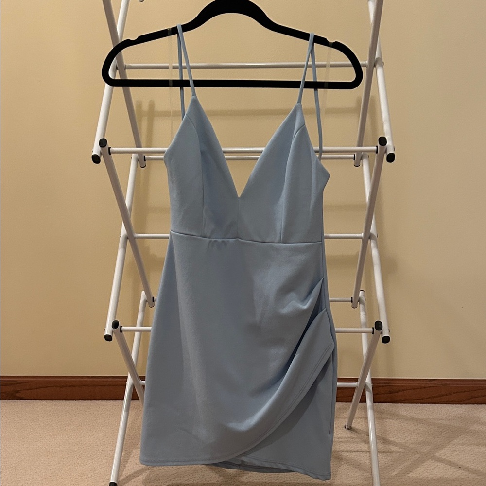 Light Blue Mini Dress